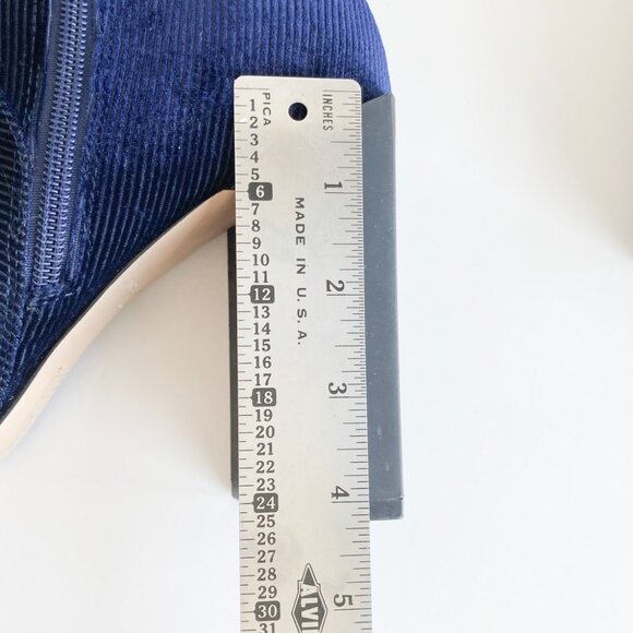 Halston Corduroy KANDI Fabric Mid-Calf Boots NWOB - Picture 13 of 14